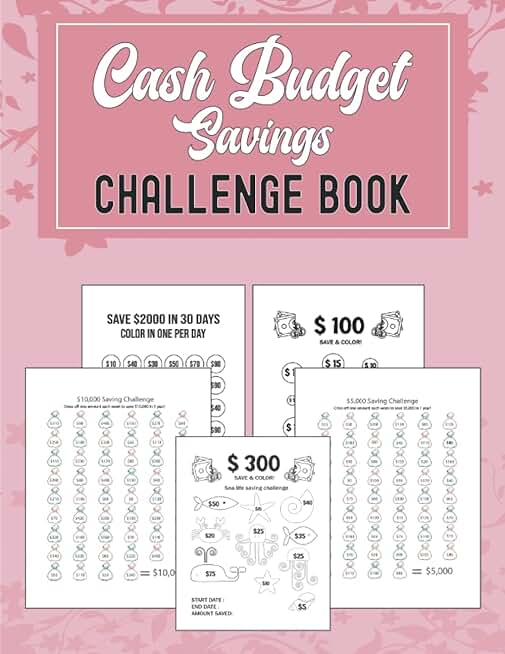 Easy Cash Budget Savings Challenge Book