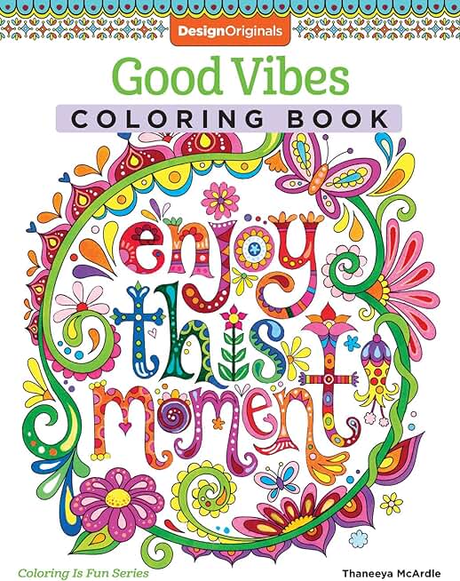 Good Vibes Coloring Book (Coloring is Fun) (Design Originals)