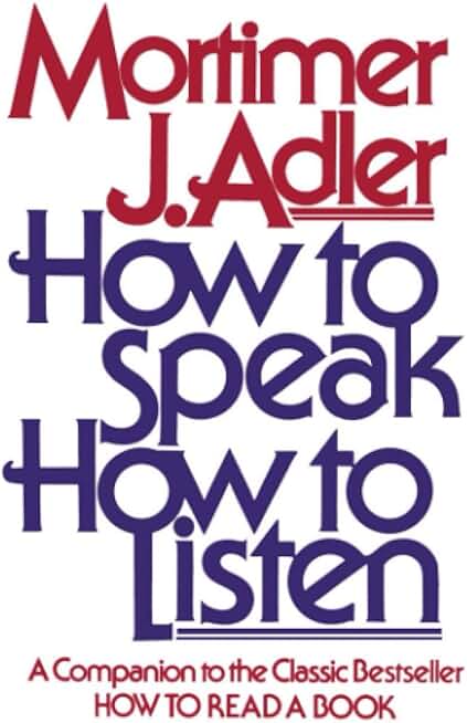 How to Speak How to Listen