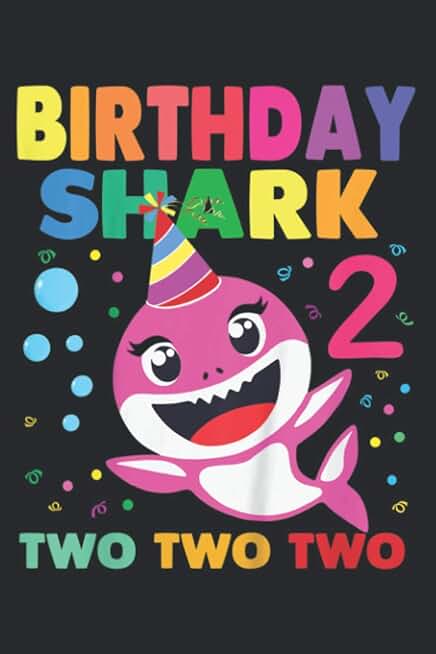 Kids Baby Cute Shark Birthday Girl 2 Year Old Gift Doo Doo Doo