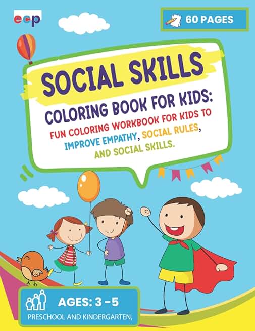 Social skills coloring book for kids