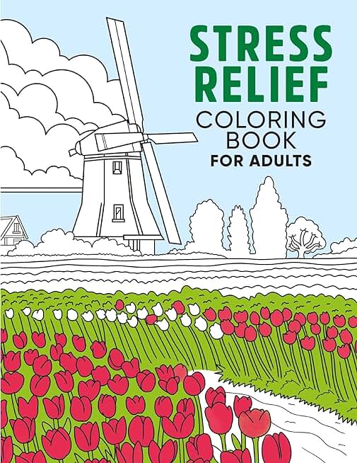 Stress Relief Coloring Book for Adults