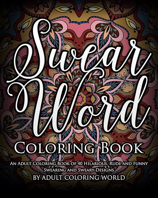 Swear Word Coloring Book