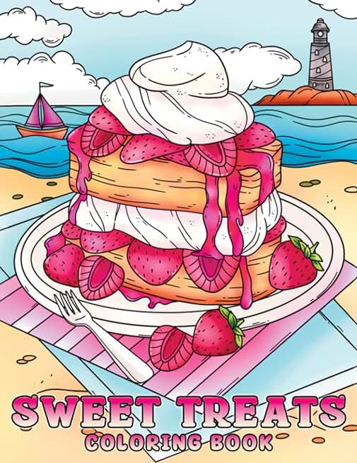 Sweet Treats Coloring Book