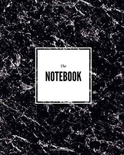 The Notebook - Black Marble Composition Book