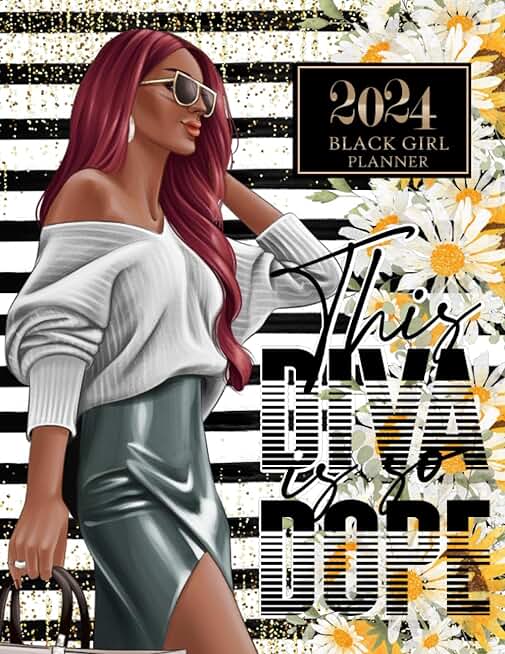 THIS DIVA IS DOPE 2024 BLACK GIRL PLANNER